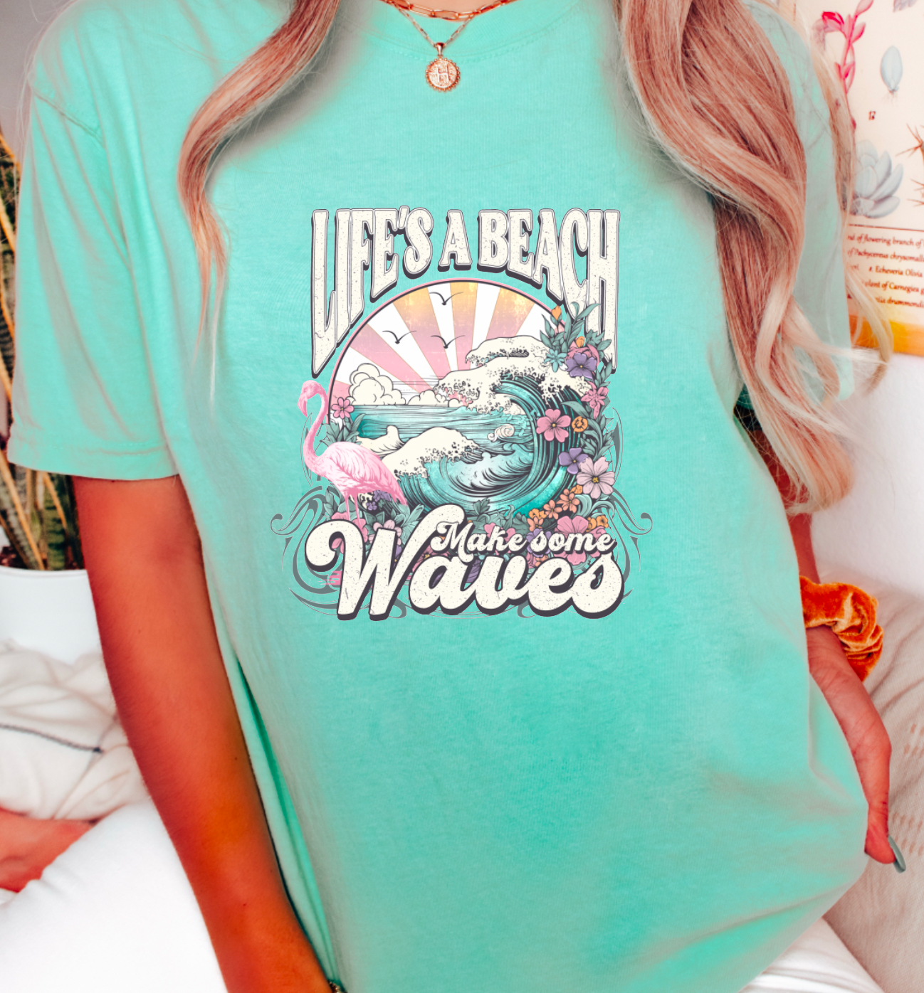 Life's A Beach Graphic Tee |Summer Graphic Tee| Beach Tees