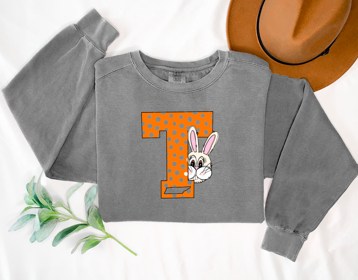 Tennessee Easter Bunny Comfort Colors Sweatshirt