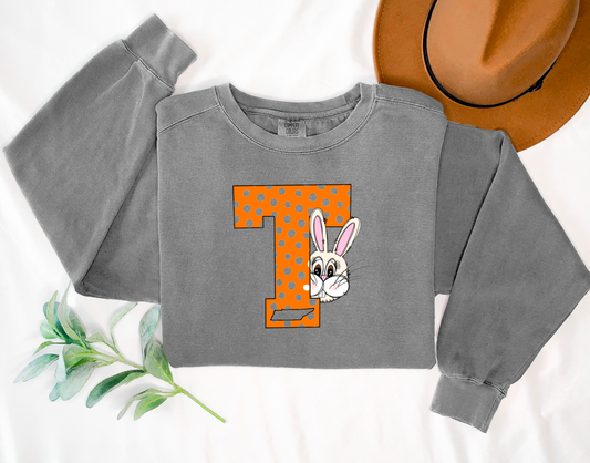 Tennessee Easter Bunny Comfort Colors Sweatshirt