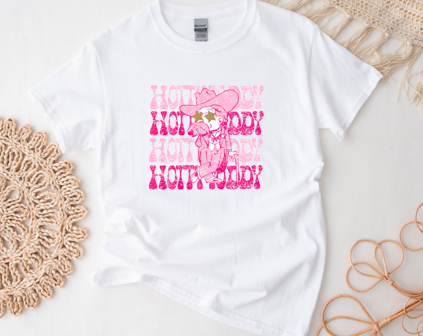 Pink Game Day Ole Miss Gildan 5000 Graphic Tee