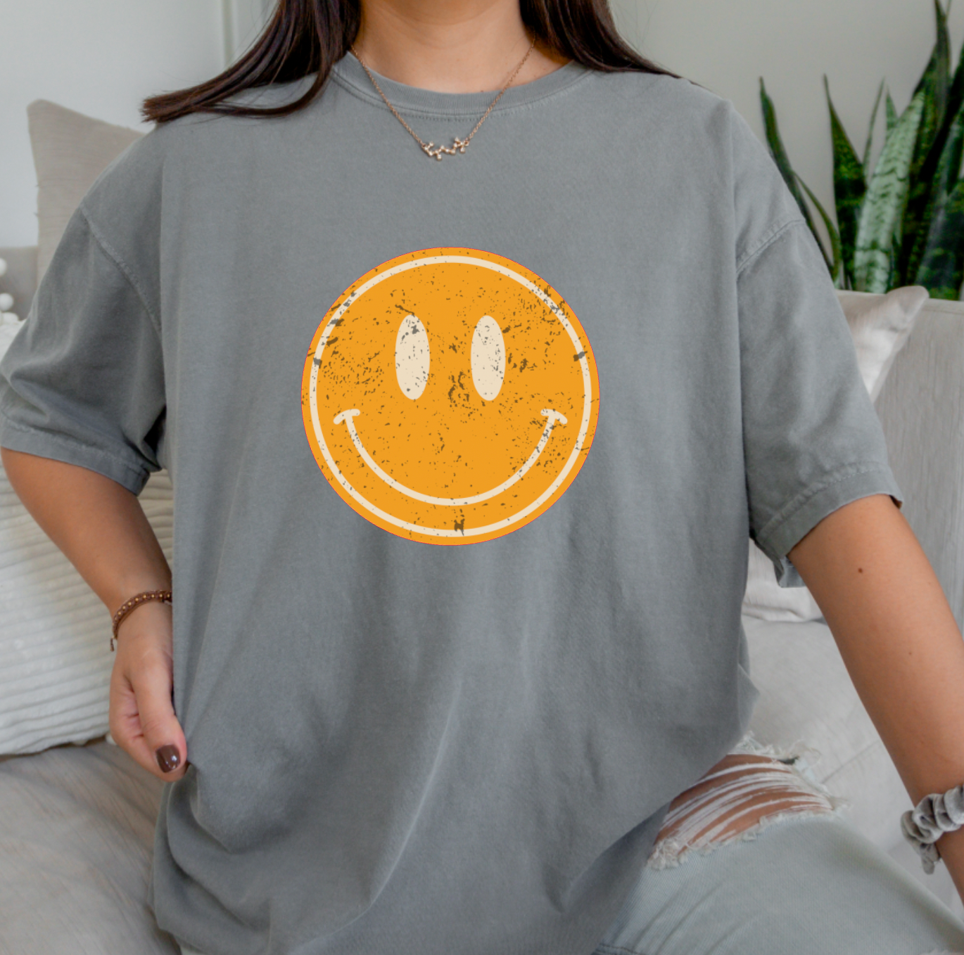 Tennessee Vols Smiley Face Comfort Colors Tees Football Tees
