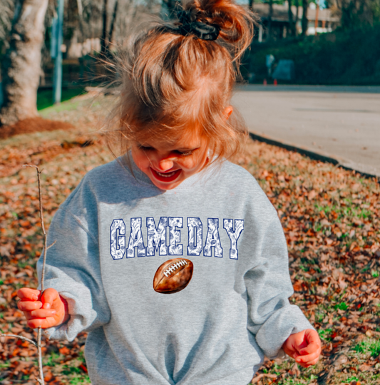 YOUTH Chinoiserie Gameday Football Sweatshirt Sports Kids