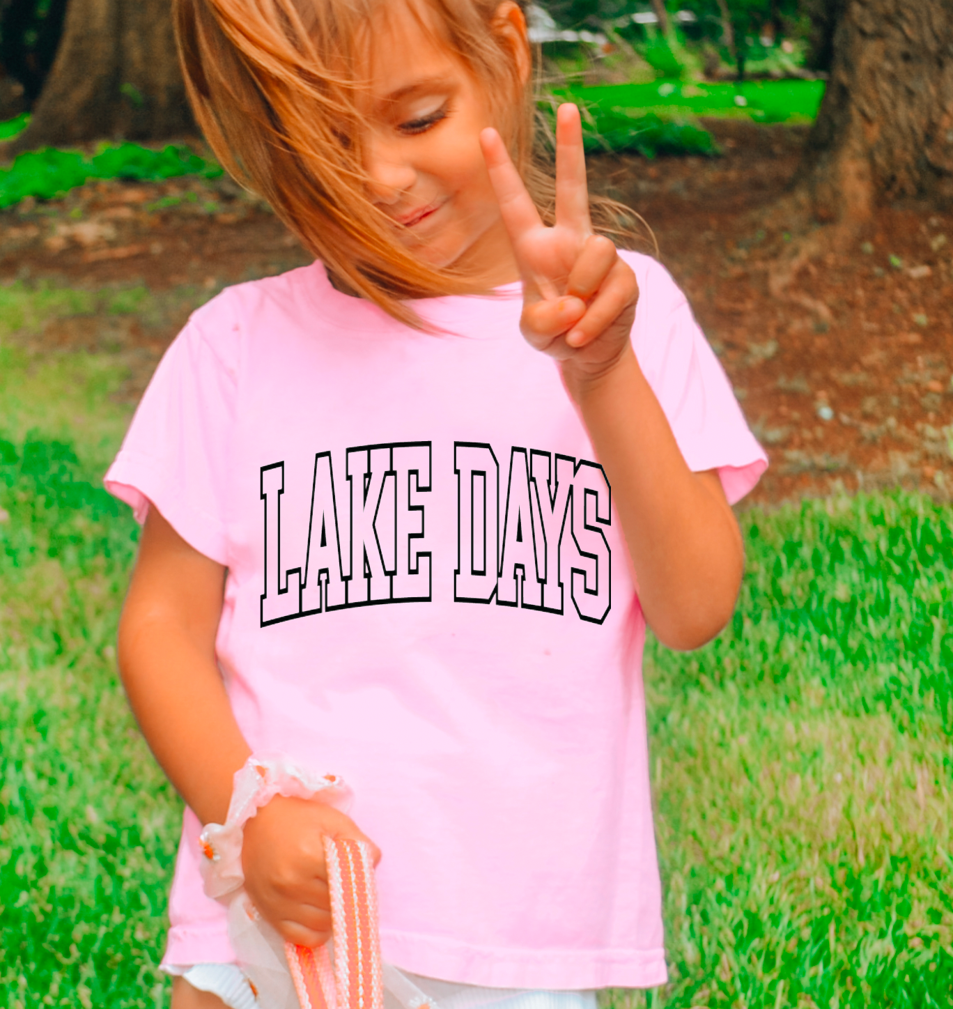YOUTH Lake Days Graphic Tee Kids T-Shirt Summer Tee