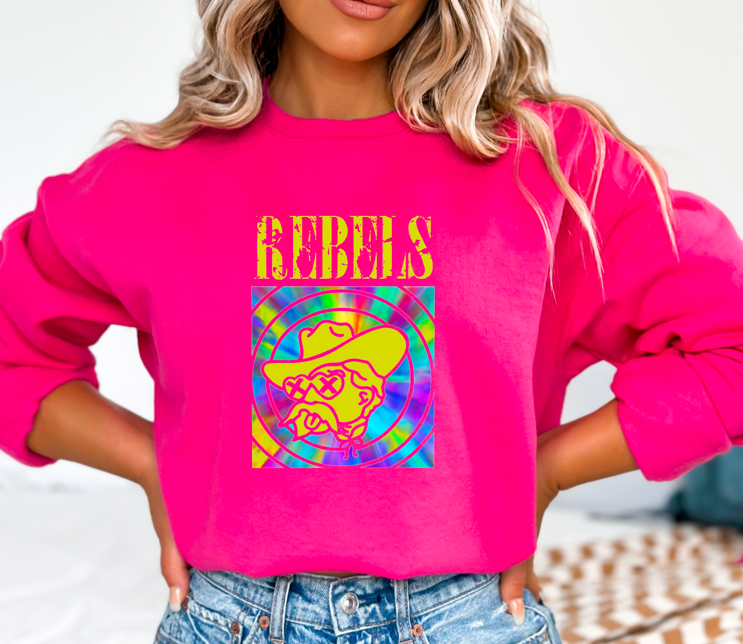 Ole Miss Rebels Nirvana Gildan Sweatshirt