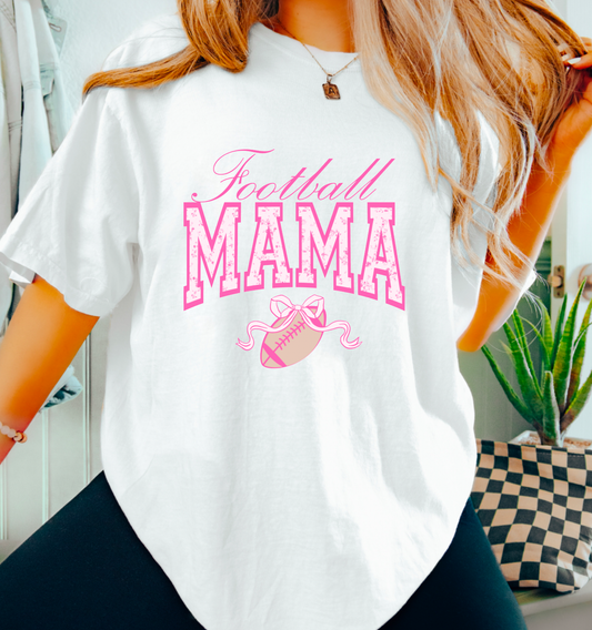Coquette Football Mama Graphic Tee