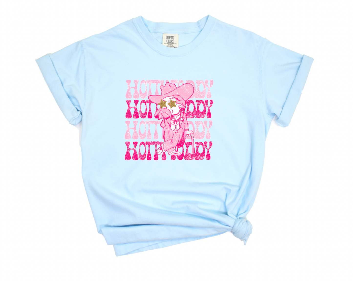 Pink Hotty Toddy Ole Miss Game Day Comfort Colors Tee