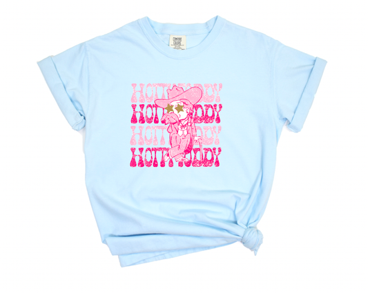 Pink Hotty Toddy Ole Miss Game Day Comfort Colors Tee