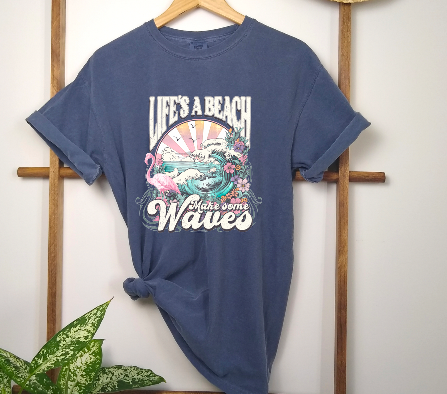 Life's A Beach Graphic Tee |Summer Graphic Tee| Beach Tees