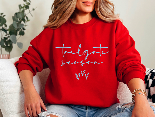 Tailgate Season Script Sweatshirt Football Ole Miss