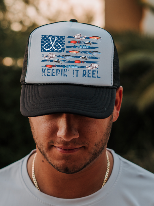 Keepin It Reel Trucker Hat | Mens | Fishing