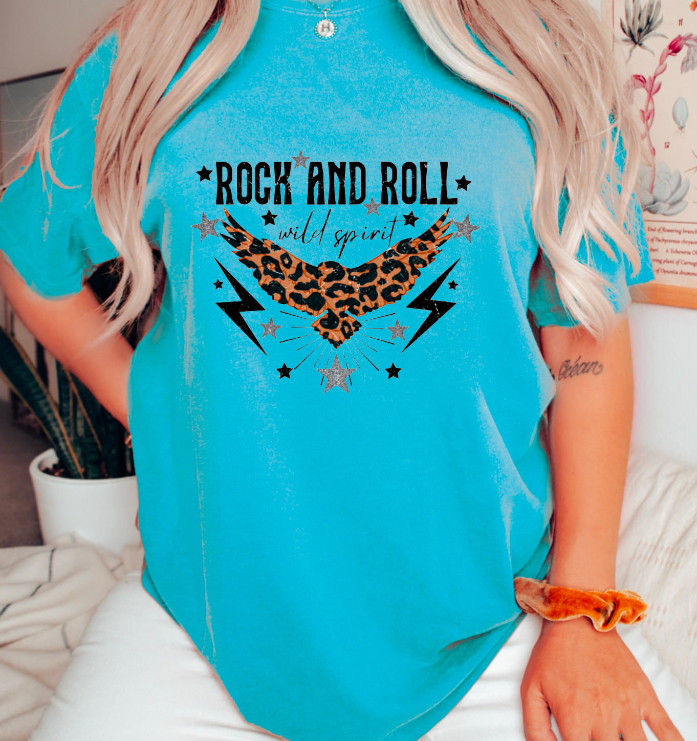 Rock & Roll Comfort Colors Tee