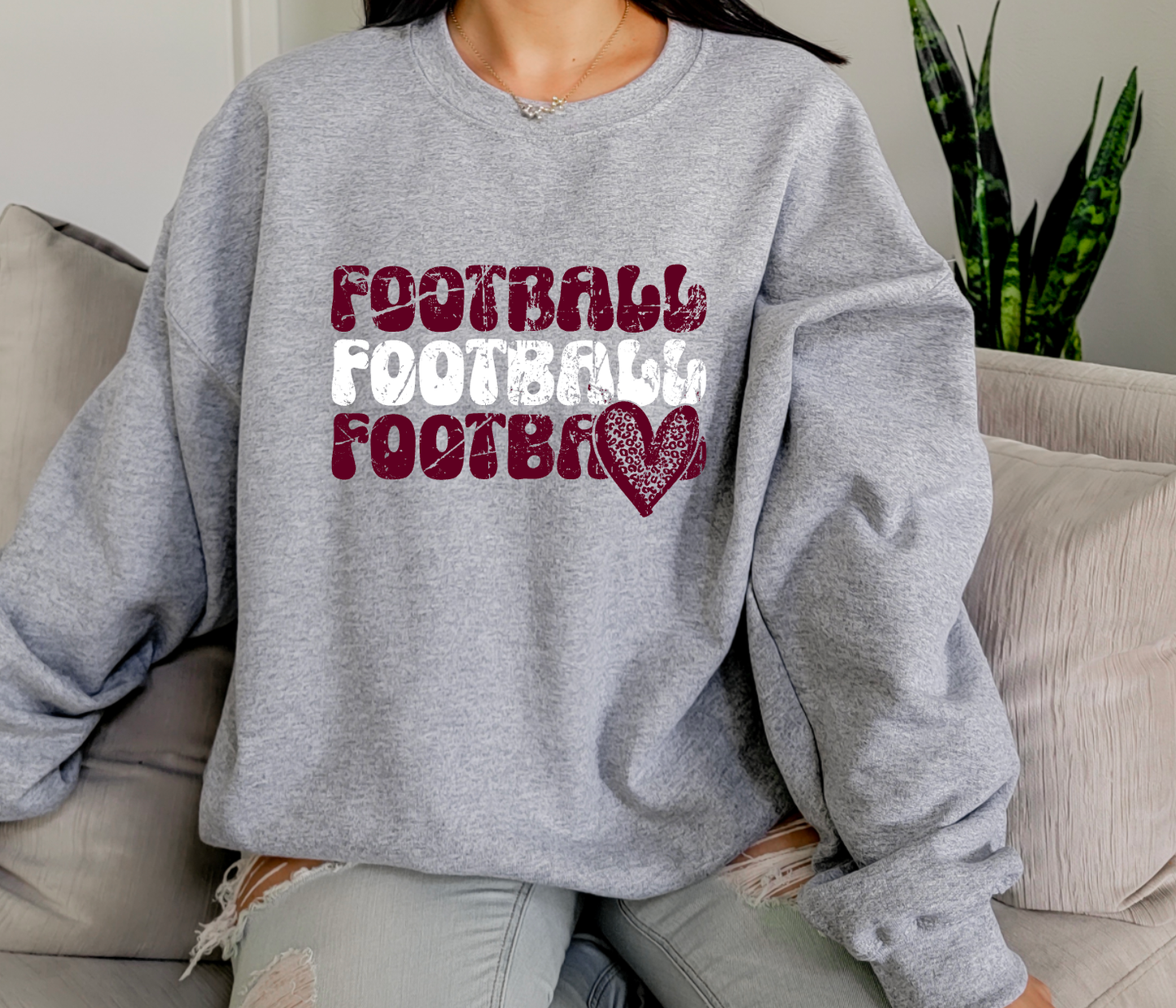 Football Gildan Sweatshirt