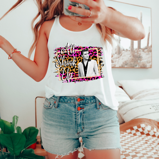 All Shook Up Elvis Tank Top