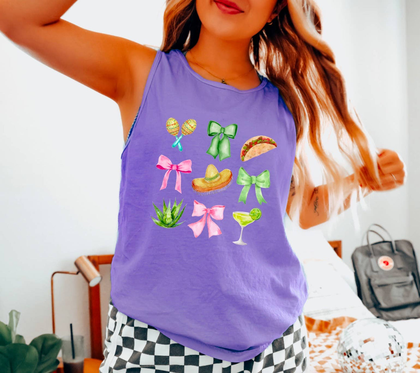 Cinco De Mayo Coquette Tank Summer   