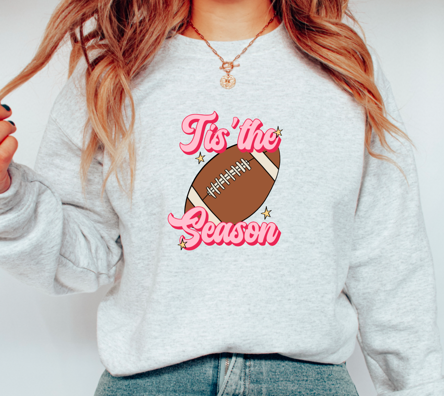 Tis The Season Football Gildan Sweatshirt